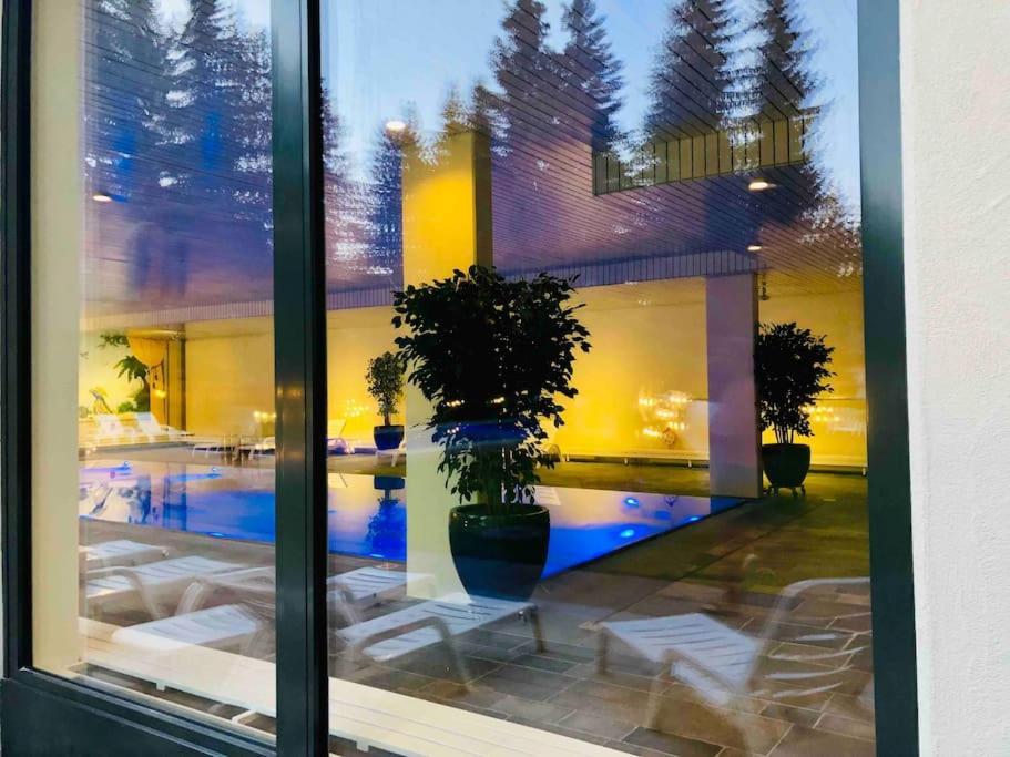 Modern Laax Apt, Swimming Pools, Wellness & Tennis Exterior foto